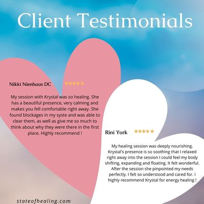 Client Testimonials! - Start your healing journey with a free 15 minute consultation!