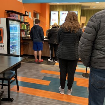 Biggby Coffee - Grand opening line at 6:00 AM! - Coffee & Tea Near Me - Westfield, Indiana Biggby Coffee - Grand opening line at 6:00 AM! - Coffee & Tea Near Me - Westfield, Indiana