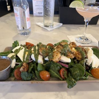 Curio Bistro - Shrimp caprese salad - Cajun/Creole Near Me - New Orleans, Louisiana Curio Bistro - Shrimp caprese salad - Cajun/Creole Near Me - New Orleans, Louisiana