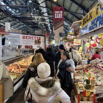 St. Lawrence Market - One of the many lanes inside the market. It was packed. - Farmers Market Near Me - Toronto, Ontario St. Lawrence Market - One of the many lanes inside the market. It was packed. - Farmers Market Near Me - Toronto, Ontario