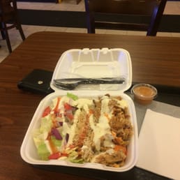 Looks amazing but it's not so great.  chicken gyro