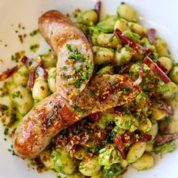 Bellwether Bar - Cassoulet Verte- Grilled Sausage, Duck Salami, White Bean and Turnip Salad, Bacon Persillade - Bars Near Me - Portland, Oregon