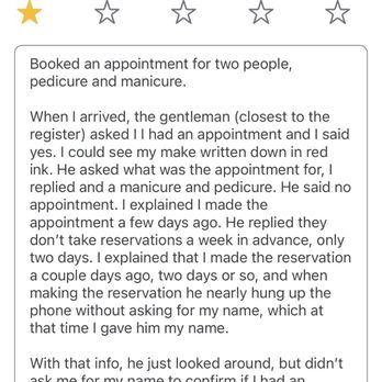 Nails Club - The Google review I tried posting - Nail Salons Near Me - Bloomington, Indiana