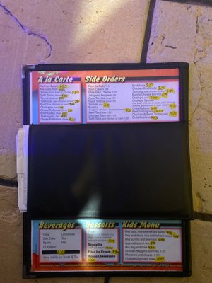 Menu photo 3 Chimichangas Mexican Restaurant St Louis, MO