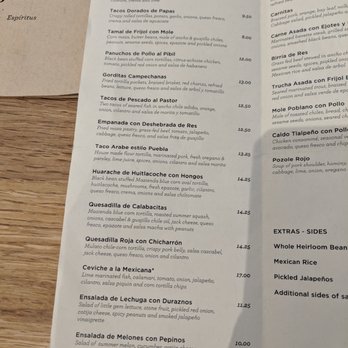 Nopalito - Menu - Mexican Near Me - San Francisco, California