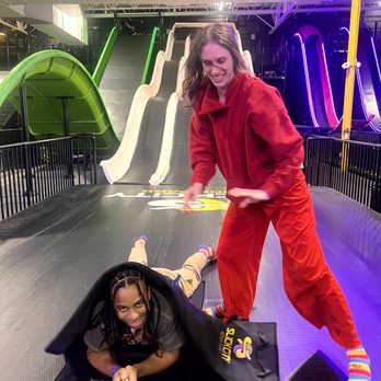 Slick City Action Park - Slick City Park Cassandra Bankson and Friend - Amusement Parks Near Me - Houston, Texas Slick City Action Park - Slick City Park Cassandra Bankson and Friend - Amusement Parks Near Me - Houston, Texas