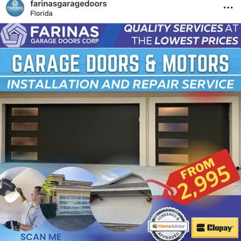 Farinas Garage Doors - Garage Door Services Near Me - Miami, Florida Farinas Garage Doors - Garage Door Services Near Me - Miami, Florida