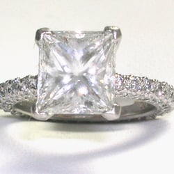 Buy Diamond Direct - Princess cut diamond G.I.A CERT