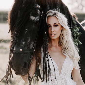 Lips & Lashes Bridal Studio - Boho Bridal look * Hair and Makeup by Lips and Lashes Bridal * Photo by Andrea Godfrey - Makeup Artists Near Me - Glen Ellyn, Illinois