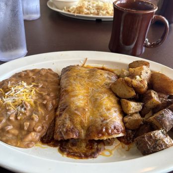 Mom's Cafe - Guajillo Bbq enchiladas - Breakfast & Brunch Near Me - Allen, Texas Mom's Cafe - Guajillo Bbq enchiladas - Breakfast & Brunch Near Me - Allen, Texas