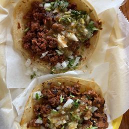 One Taco chorizo and Al pastor One Taco chorizo and Al pastor