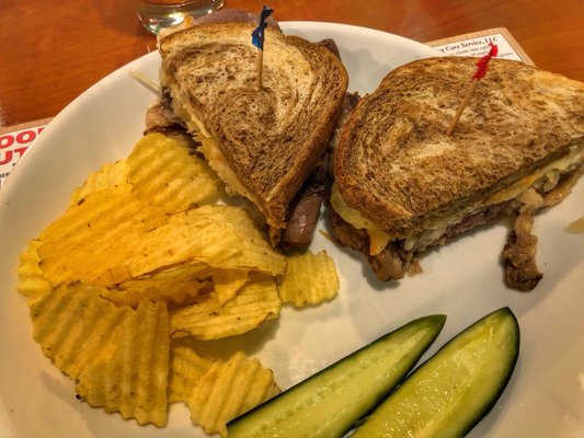 Photo of Nodine's Smokehouse - Canton, CT, US. The Country Ruben with brisket is fantastic.