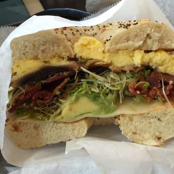 Blazin' Bagelz - California Dream with bacon - Bagels Near Me - Gilroy, California Blazin' Bagelz - California Dream with bacon - Bagels Near Me - Gilroy, California
