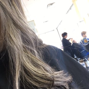 Francis Salon - The picture I took when I had to have it colored over at another salon Bc it was too blonde on me. No ring light like the other pictures. - Hair Salons Near Me - Philadelphia, Pennsylvania Francis Salon - The picture I took when I had to have it colored over at another salon Bc it was too blonde on me. No ring light like the other pictures. - Hair Salons Near Me - Philadelphia, Pennsylvania