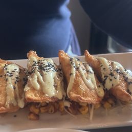 Corn & Duck Wontons