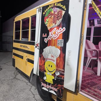 Mashti Kabob - Bus seating - Food Trucks Near Me - San Fernando Valley, California Mashti Kabob - Bus seating - Food Trucks Near Me - San Fernando Valley, California