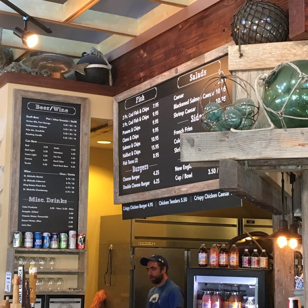 Tom's Fish N Chips - Menu (July 2017) - Burgers Near Me - Cannon Beach, Oregon Tom's Fish N Chips - Menu (July 2017) - Burgers Near Me - Cannon Beach, Oregon