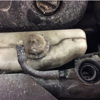 George's Sierra Shell - A closeup of the failed cap - Gas Stations Near Me - Fontana, California