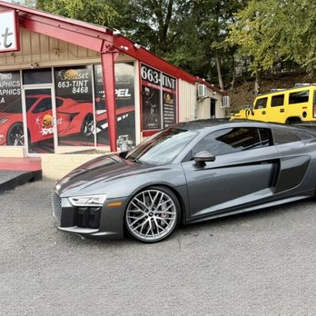 Sunset Window Tinting - AUDI R8 - Vehicle Wraps Near Me - Little Rock, Arkansas Sunset Window Tinting - AUDI R8 - Vehicle Wraps Near Me - Little Rock, Arkansas
