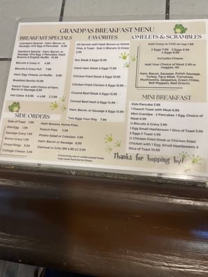Menu photo 2 Grandpa's Kitchen Kingman, AZ
