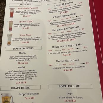 MoMo Paradise - Menu as of 5/26 - Japanese Near Me - Torrance, California MoMo Paradise - Menu as of 5/26 - Japanese Near Me - Torrance, California