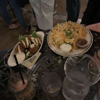 Mid City Beer Garden - Boudin Balls & Cheese Fries - Beer Gardens Near Me - Baton Rouge, Louisiana