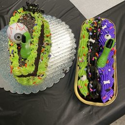 Coffin Cake from Liz's Demo and my own devil's food cake