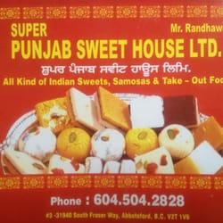 Super Punjab Sweet House - Take out box