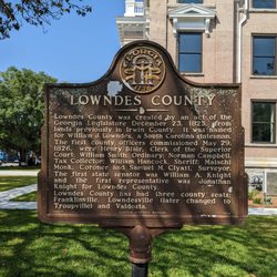 Lowndes County Historical Marker - Lowndes County Historical Marker, Valdosta