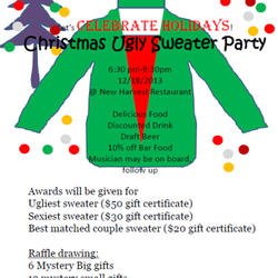 New Harvest Restaurant - Mark your calendar and Save the date, Let's celebrate holidays!