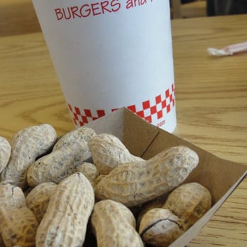 Five Guys - Soda and Peanuts! - Burgers Near Me - Lynnwood, Washington