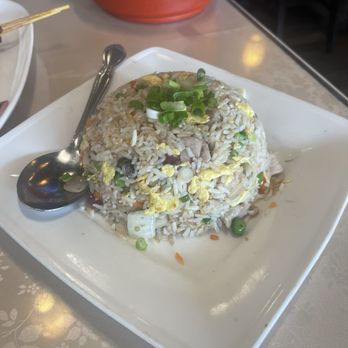 Banana Leaf - Salted Fish and Chicken Fried Rice - Malaysian Near Me - Houston, Texas