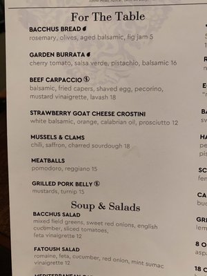 Menu photo 8 Bacchus Kitchen + Bar Grapevine, TX