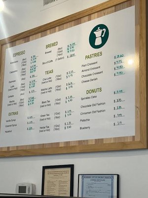Menu photo 1 Olor Coffee Chicago, IL