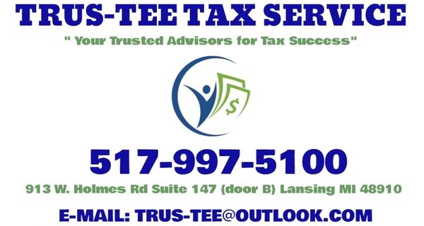 TRUS TEE TAX SERVICE - Updated October 2026 - Request Consultation - 913 W Holmes Rd, Lansing, Michigan - Tax Services - Phone Number