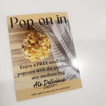 Al's Delicious Popcorn - Popcorn Shops Near Me - Cincinnati, Ohio Al's Delicious Popcorn - Popcorn Shops Near Me - Cincinnati, Ohio