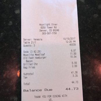 Moonlight Diner - Pricing is very reasonable - Diners Near Me - Denver, Colorado Moonlight Diner - Pricing is very reasonable - Diners Near Me - Denver, Colorado
