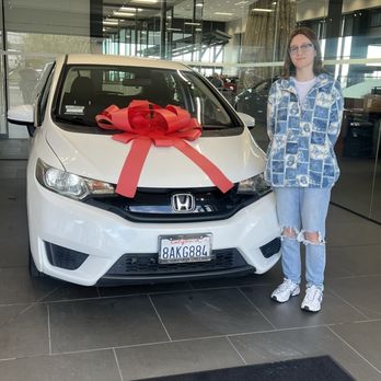 Subaru - Me in front of my new 2017 Honda Fit LX - Car Dealers Near Me - Hayward, California Subaru - Me in front of my new 2017 Honda Fit LX - Car Dealers Near Me - Hayward, California
