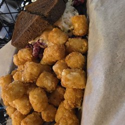 The Tipsy Pig - Mound of tots and a Ruben