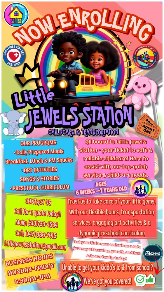 Little Jewels Station - childcare center in Detroit, MI