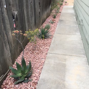 All Around Rock Supply - Prarie Pink 3/4" rock among my desert plants. Looks fantastic! - Building Supplies Near Me - Norco, California