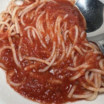 Nicky's Coal Fired - Kids Spaghetti With Tomato - Pizza Near Me - Nashville, Tennessee Nicky's Coal Fired - Kids Spaghetti With Tomato - Pizza Near Me - Nashville, Tennessee