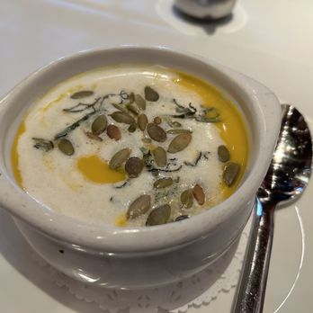 The Hamilton - Ginger, Apple & Butternut Squash Soup - Seafood Near Me - Washington, DC, District of Columbia The Hamilton - Ginger, Apple & Butternut Squash Soup - Seafood Near Me - Washington, DC, District of Columbia