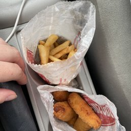 Fries and potato teezers Fries and potato teezers
