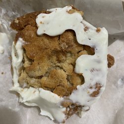 Sweet Charlie's - Peanut butter cookie ice cream sandwich.