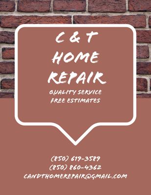 C and T Home Repair Logo