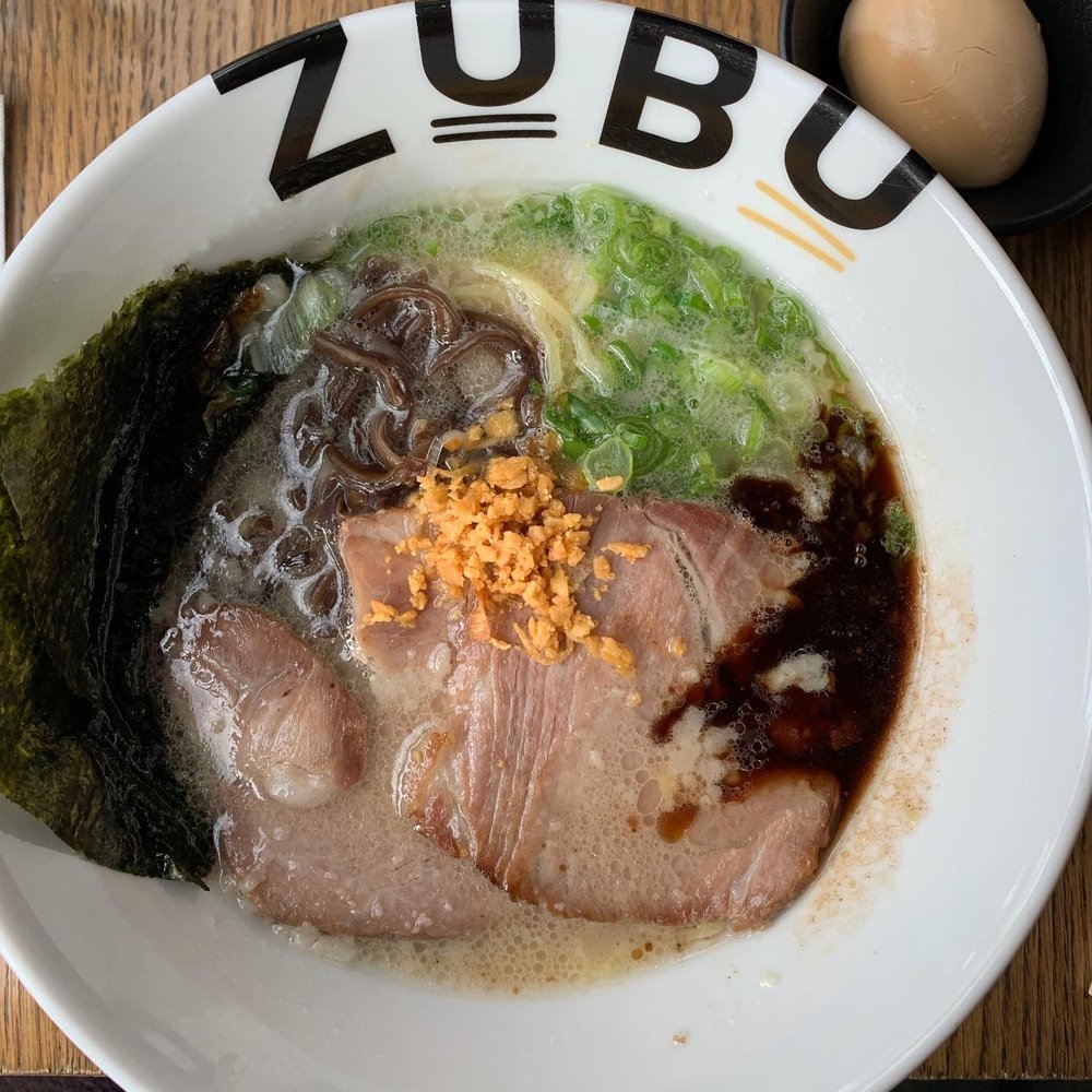 ZUBU - Tonkotsu Aka with added egg - Ramen Near Me - Burnaby, British Columbia ZUBU - Tonkotsu Aka with added egg - Ramen Near Me - Burnaby, British Columbia