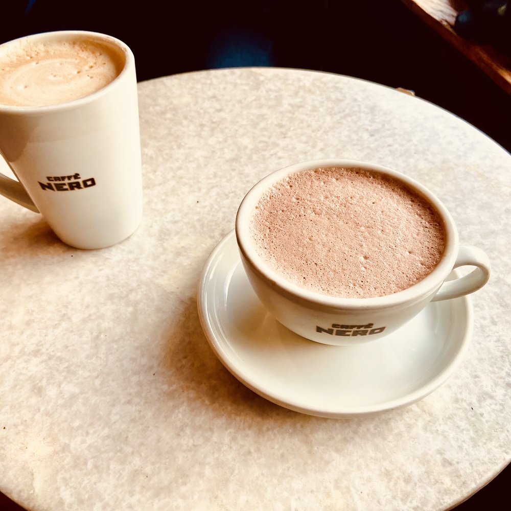 Caffe Nero - Hot Chocolate Regular (12oz), Caramel Latte - Coffee & Tea Near Me - Boston, Massachusetts Caffe Nero - Hot Chocolate Regular (12oz), Caramel Latte - Coffee & Tea Near Me - Boston, Massachusetts