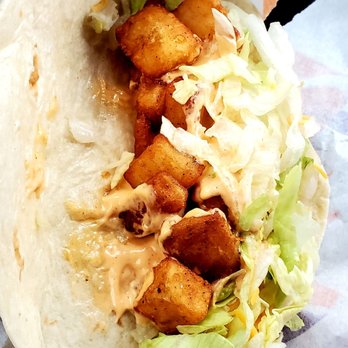 Taco Bell - Spicy potato taco. Nice and spicy. Pretty tasty vegetarian option. - Fast Food Near Me - Deer Park, New York