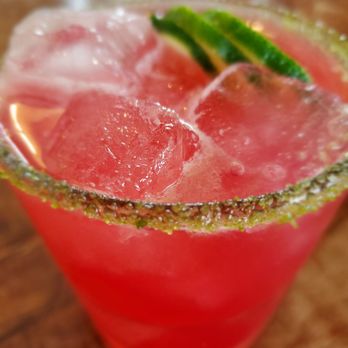 Milktooth - Hibiscus Margarita w/ Green Tea Sugar rim - Breakfast & Brunch Near Me - Indianapolis, Indiana